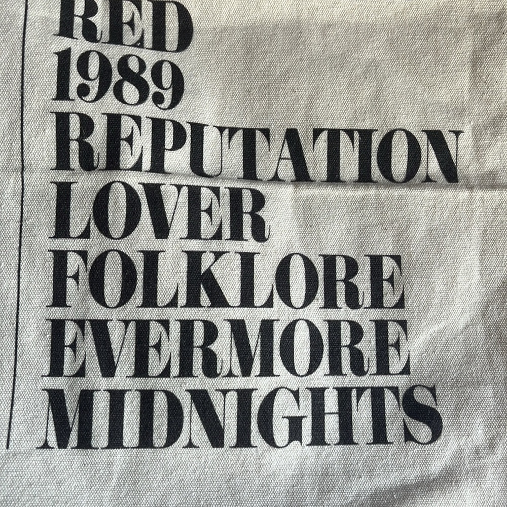 Taylor Swift Tote Bag The Eras Tour Cotton Canvas Totebag - Picture 6 of 16